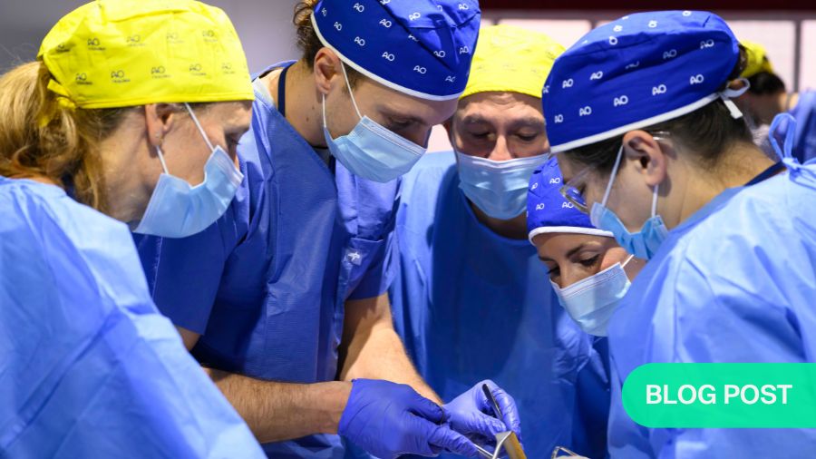 AO Trauma Shoulder and elbow course, February 2024, in Madrid, Spain.