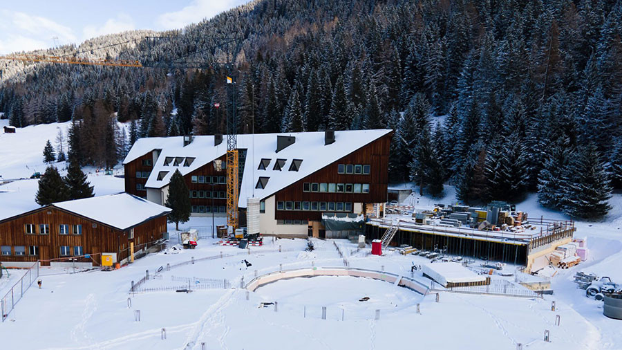 Science Circle construction progresses ahead of schedule